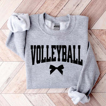 Volleyball Mom Bow Sweatshirt