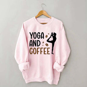 Yoga And Coffee Sweatshirt