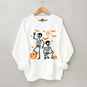 Funny Slightly Subtle FDT Halloween Skeleton Sweatshirt
