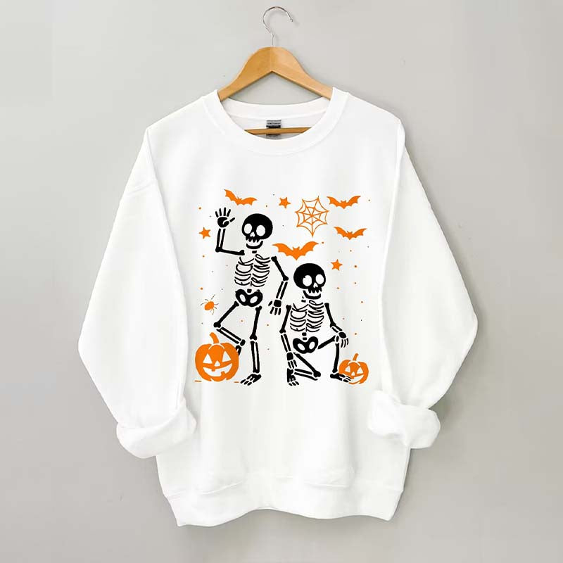 Funny Slightly Subtle FDT Halloween Skeleton Sweatshirt