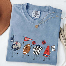 Team Matching Football Doodle T-Shirt