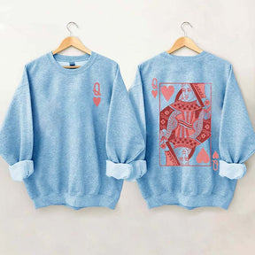 Queen of Hearts Valentines Sweatshirt