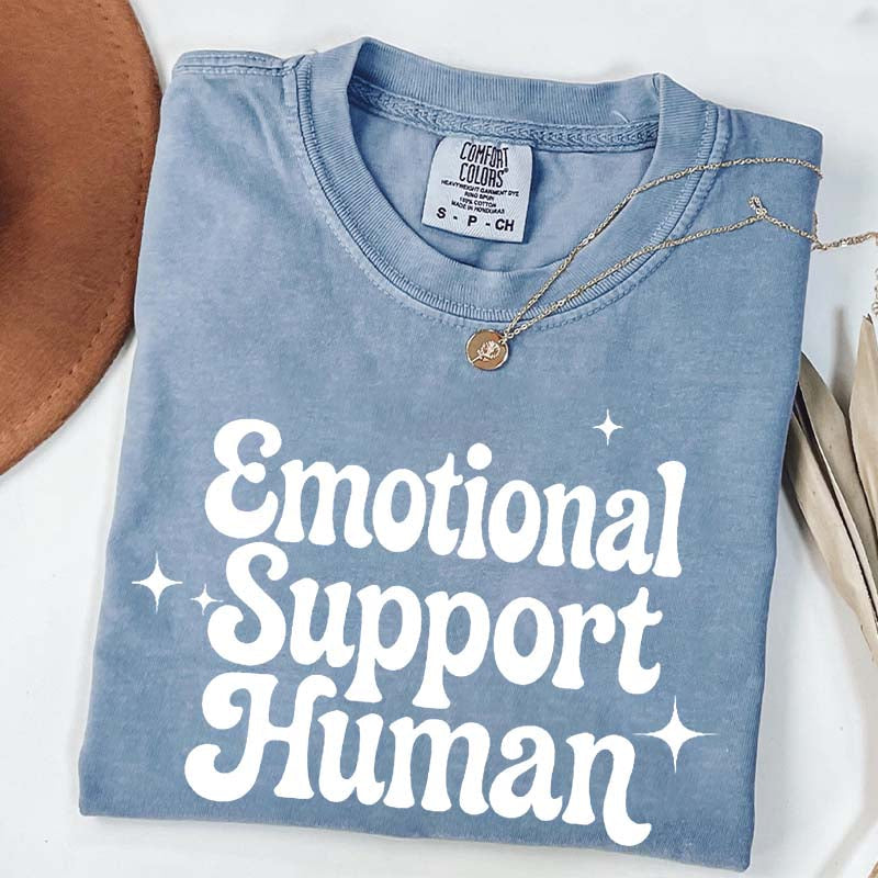 Emotional Support Human Minimalist T-Shirt