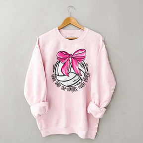 I Will Praise Him In His Courts Volleyball Sweatshirt