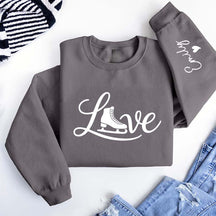Custom Ice Skating Name Sweatshirt