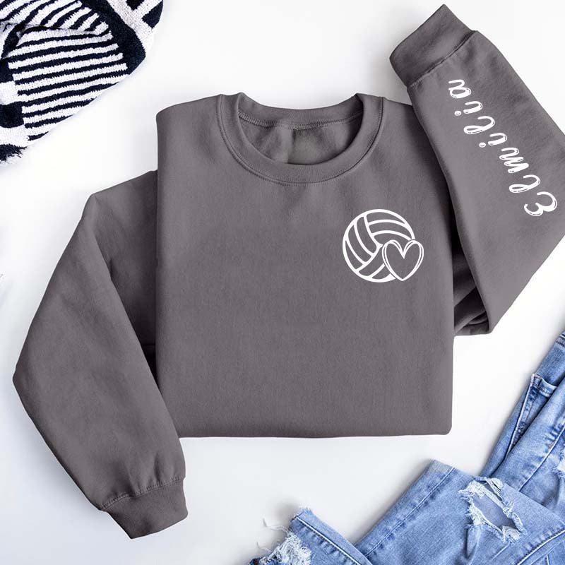 Custom Name High School Volleyball Sweatshirt