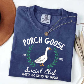 Porch Goose Social Club Est 1983 T-Shirt