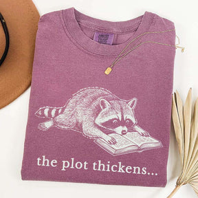Comfort Colors Bookish Raccoon T-Shirt