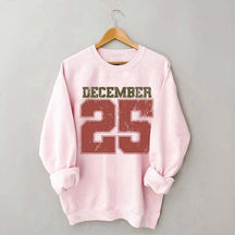 Retro December 25 Christmas Sweatshirt