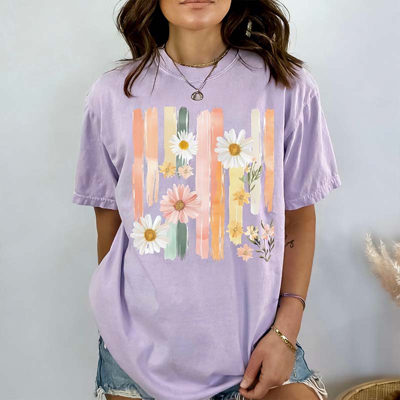Floral Brushstroke T-Shirt