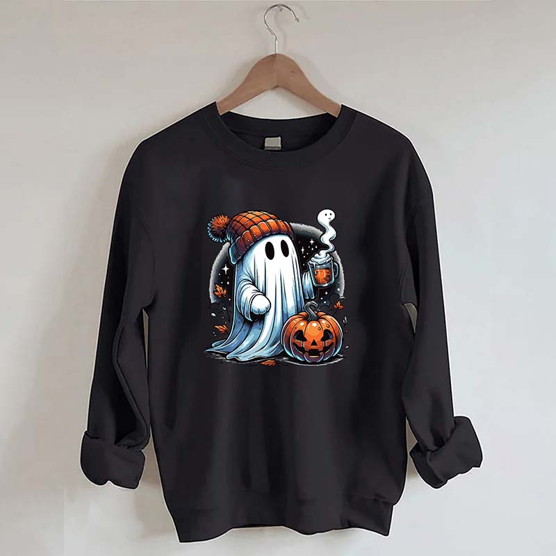 Cute Ghost Halloween Sweatshirt