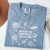Everyone Communication Speechie AAC Bcba Aba T-Shirt