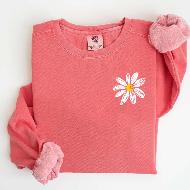Daisy Retro Floral Sweatshirt