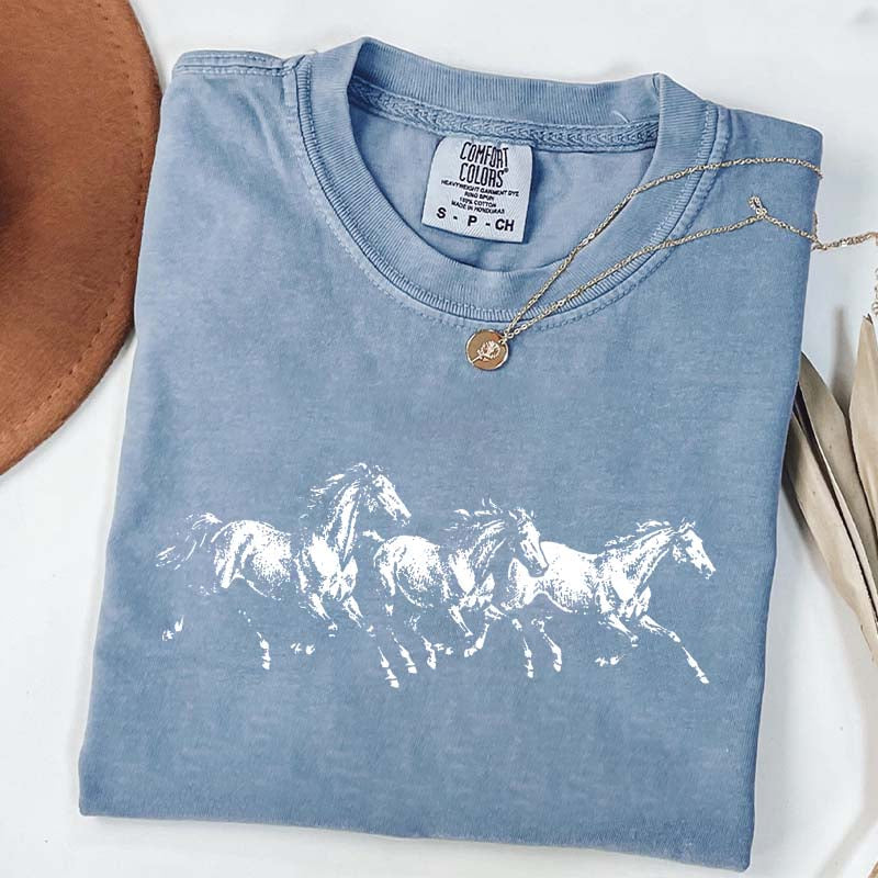 Wild Horses Running T-Shirt