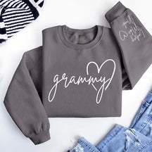 Custom Grandkids Names Grammy Sweatshirt