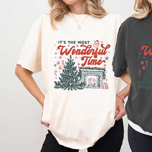 It's The Most Wonderful Time Vintage Christmas T-Shirt