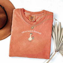 Funny Baseball Mom Goose T-Shirt