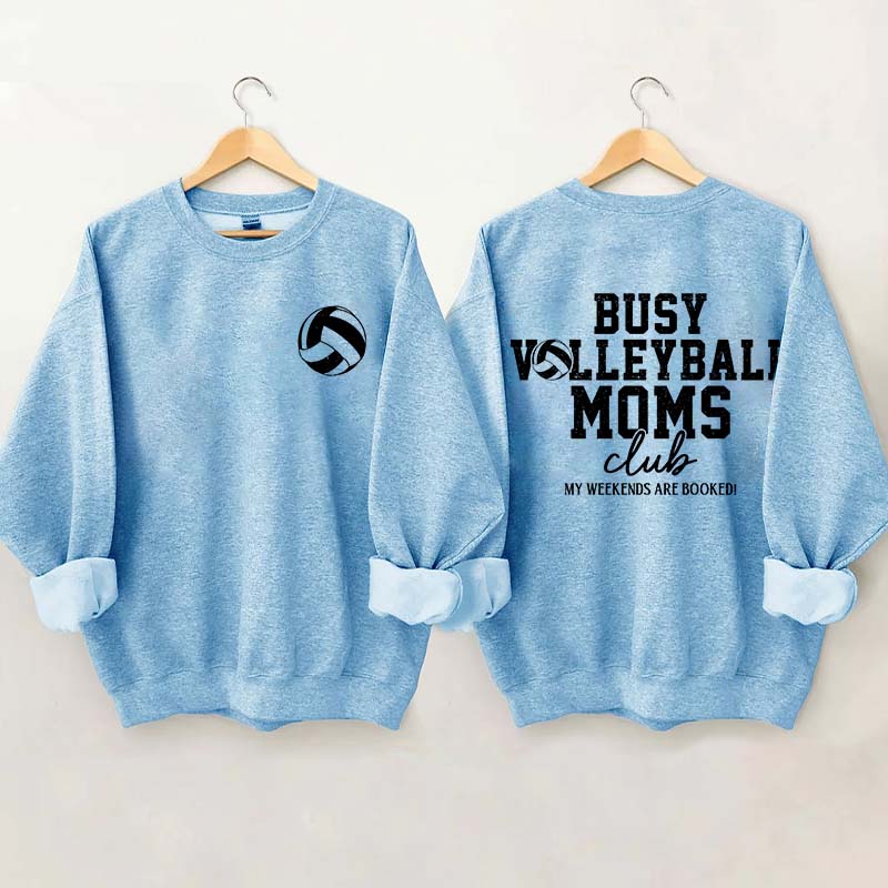 Busy Volleyball Mom Club Sweatshirt