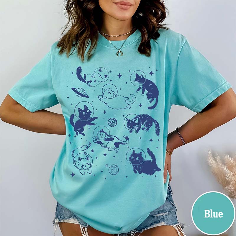 Funny Cats in Space T-Shirt