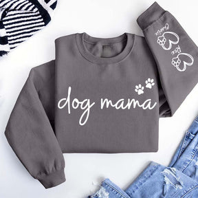 Custom Dog Mama Paws Funny Sweatshirt