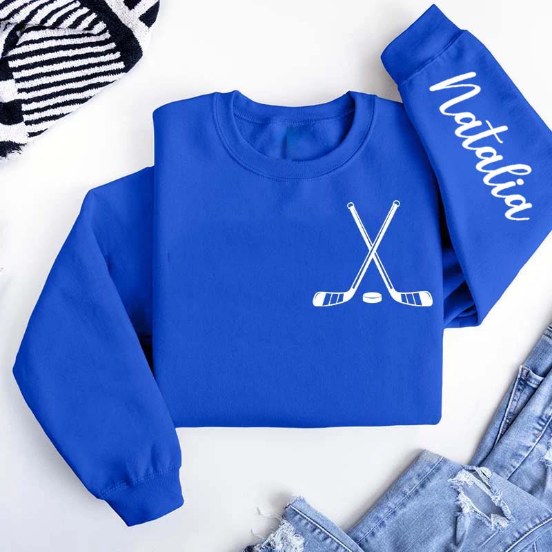 Personalized Hockey Name Sweatshirt