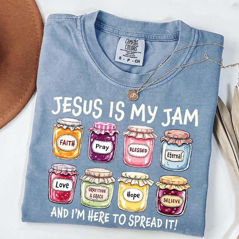 Funny Jesus Is My Jam Religous T-Shirt