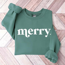 Minimalist Merry Christmas Sweatshirt