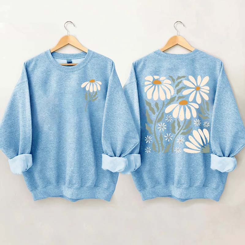 Comfort Colors Boho Daisy Sweatshirt