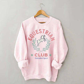 Equestrian Club Retro Sweatshirt