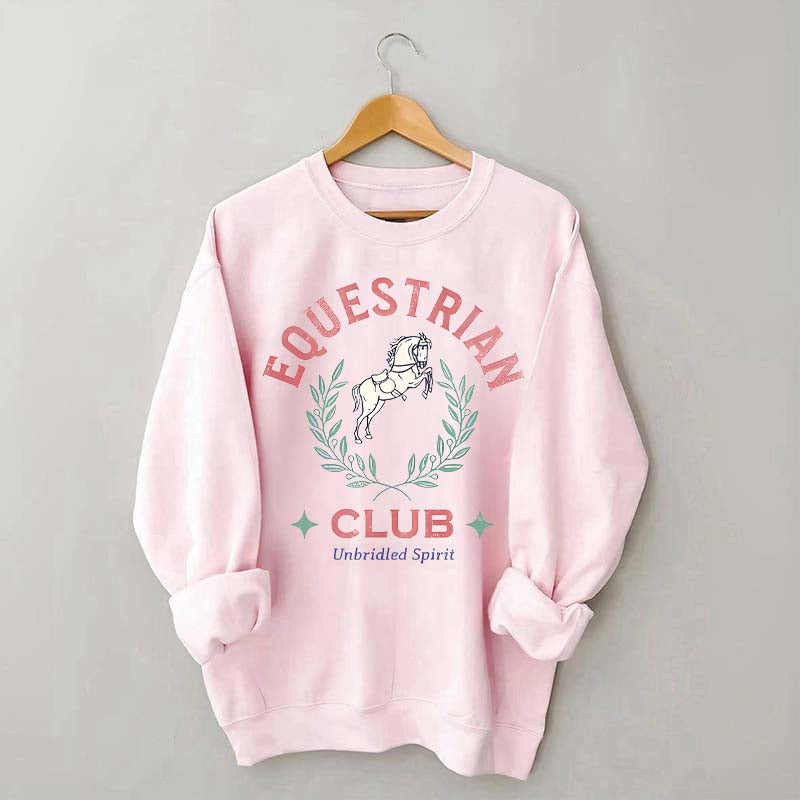 Equestrian Club Retro Sweatshirt