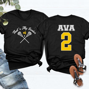 Custom Senior Lacrosse Team T-Shirt
