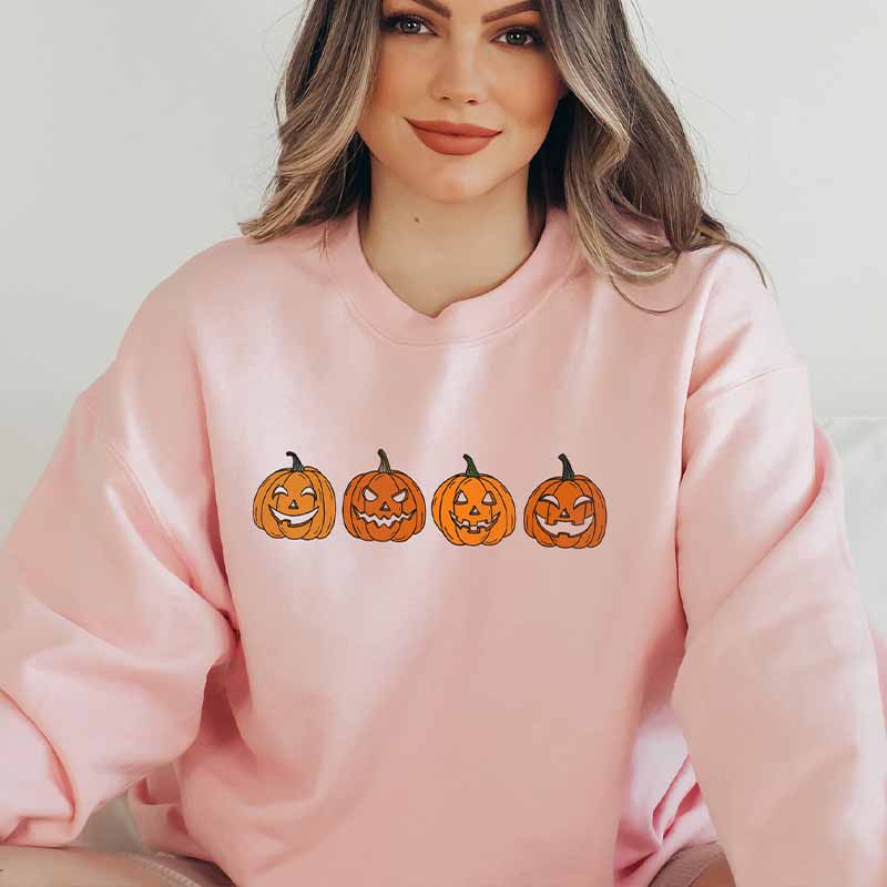 Pumpkin Jack-o-Lantern Halloween Sweatshirt