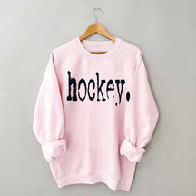 Hockey Typography Sweatshirt
