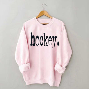 Hockey Typography Sweatshirt