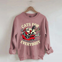 Christmas Cats For Everybody Sweatshirt