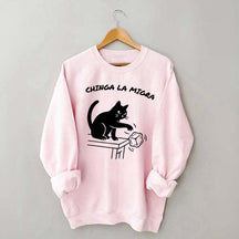 Chinga La Migra Cat Sweatshirt