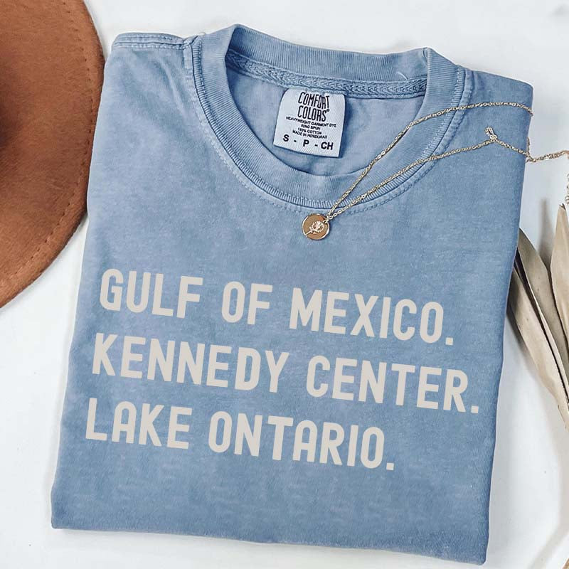Gulf of Mexico Kennedy Center Lake Ontario T-Shirt