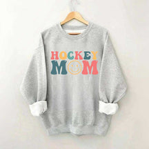 Hockey Mom Smiley Face Sweatshirt