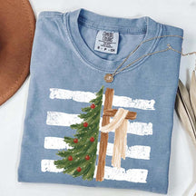 Christmas Tree Cross Faith T-Shirt