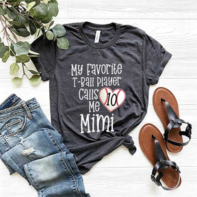 Personalized T-ball Game Day T-Shirt
