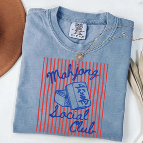 Mahjong Social Club Funny T-Shirt