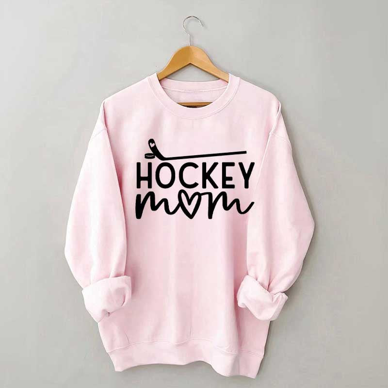 Ice Hockey Vibes Mom Sweatshirt