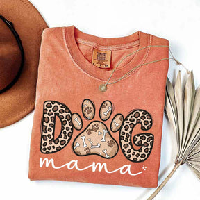Leopard Dog Mama T-Shirt