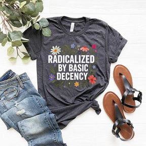 Progressive Floral Political T-Shirt