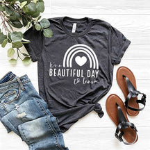 It's A Beautiful Day To Learn Teacher T-Shirt