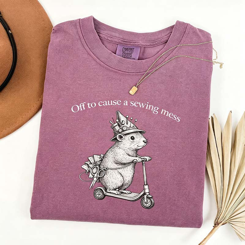 Off To My Sewing Room Fabric Lover T-Shirt