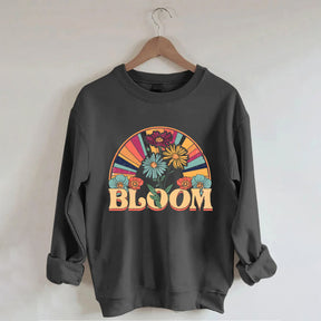 Retro Bloom Wildflower Sweatshirt