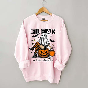 Funny Freak In The Sheets Ghost Girl Sweatshirt