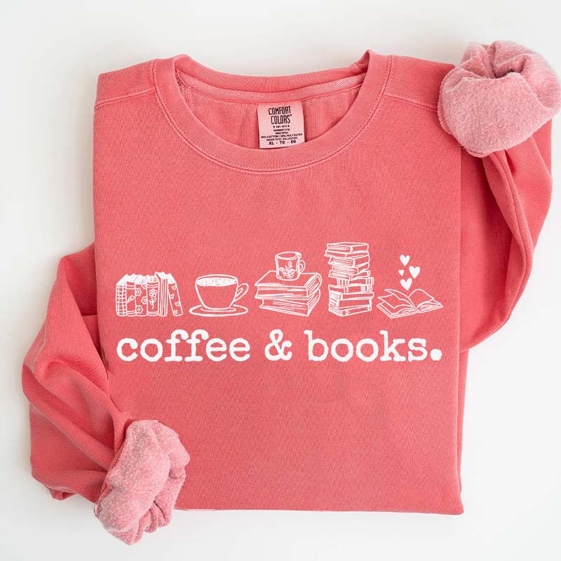 Coffee & Books Booktrovert Sweatshirt