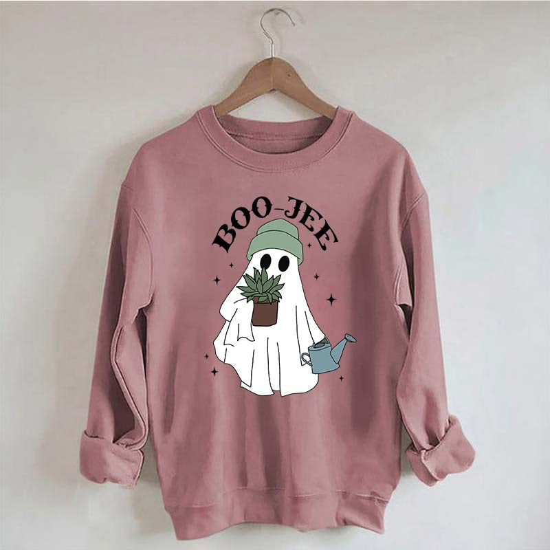 Crazy Plant Lady Ghost Sweatshirt